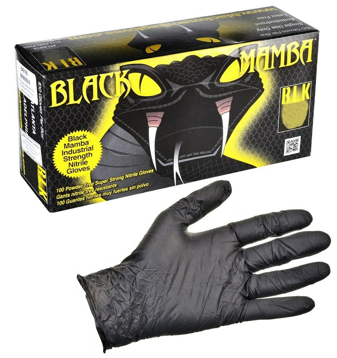 Black Mamba Medium Nitrile Gloves